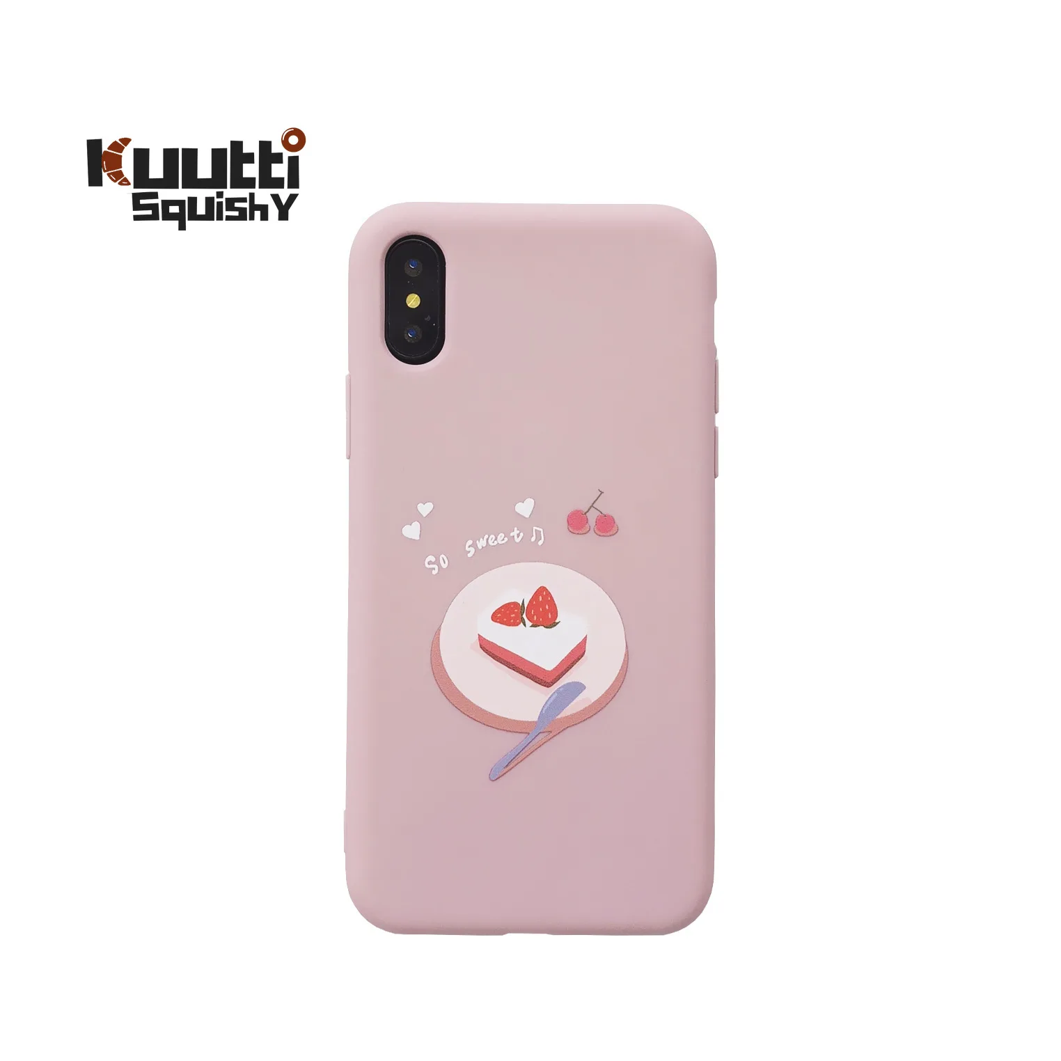 Kuutti мягкие чехлы для телефонов с милым розовым и зеленым десертным пирогом