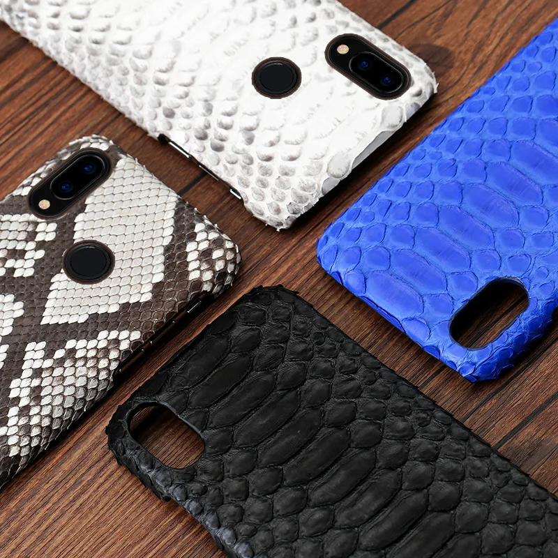 

Leather python skin cover back For HUAWEI nova3 case python skin high-end custom phone for huawei p9 case For HUAWEI Nova 2s