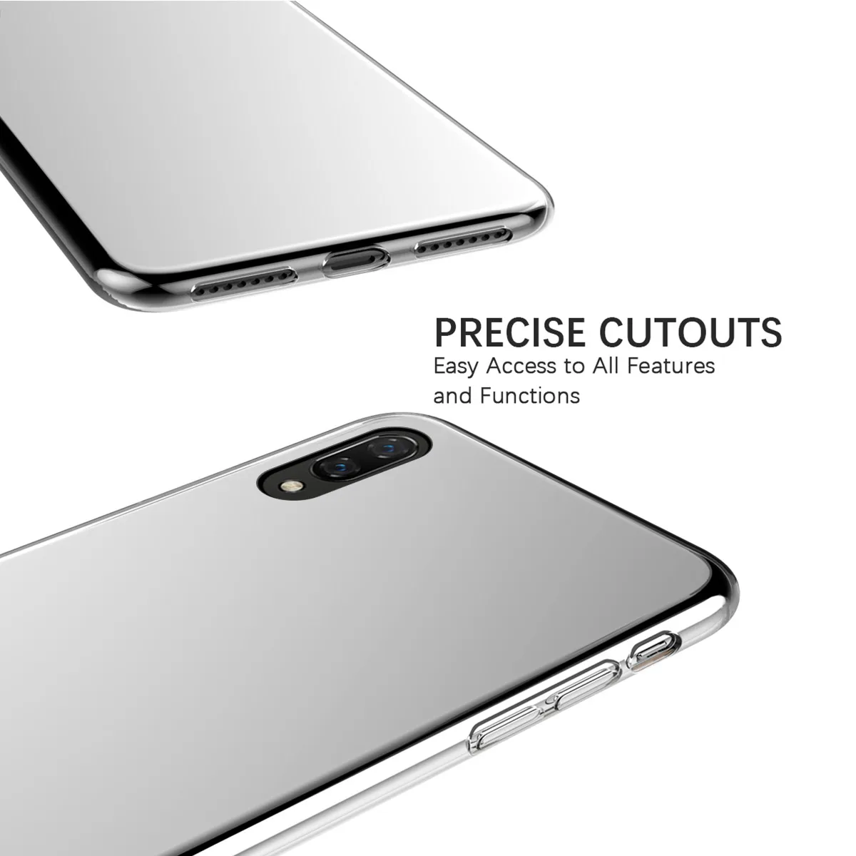 For Meizu 16s Case Transparent Soft Silicone Ultra Slim Fit TPU Phone C9 Pro X8 Clear Shockproof |