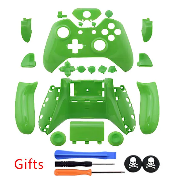Fresh Green glossy Controller Cover Full Housing Shell Case Button Kit+GIFT for XBOX ONE | Электроника