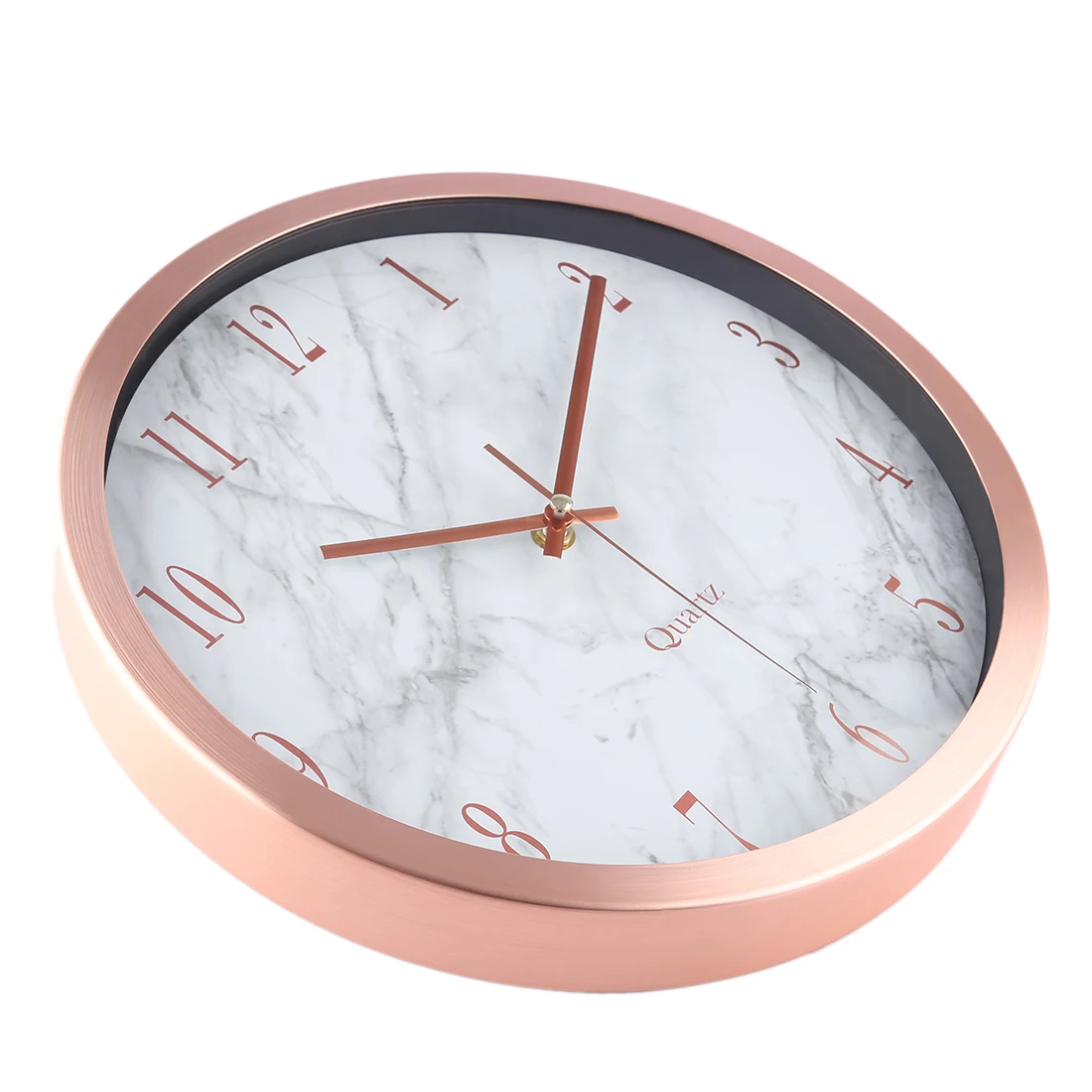 Homingdeco 12 дюймов часы настенные часы silente круглый мраморный домашний офис гостиная немой подвесной часы Настенный декор