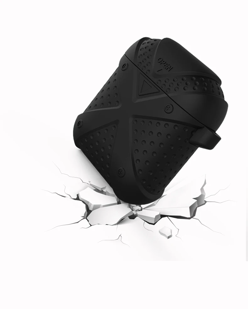 Силиконовый чехол для Apple беспроводной защитный наушников Airpods Air Pods