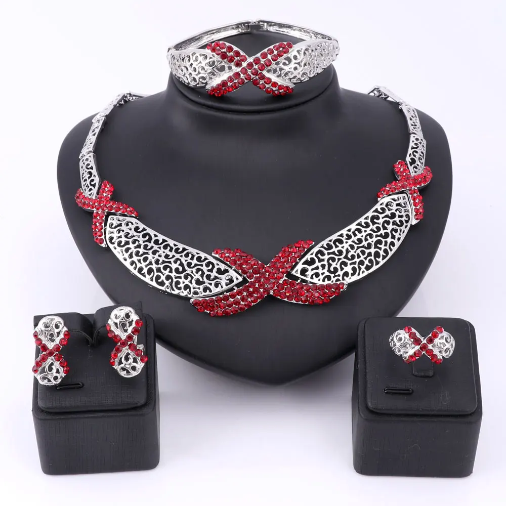 Комплект вечерние колье серёг и кольца с кристаллами|bead drill|gift deskbeads arizona |