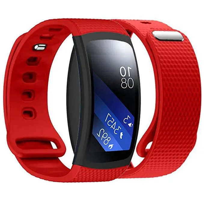Ремешок сменный силиконовый для Samsung Galaxy Gear Fit2 спортивный браслет Fit 2 |