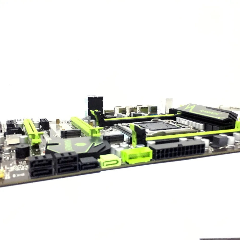 HUANANZHI X79 материнская плата Золотой V2.49 LGA2011 ATX USB3.0 SATA3 PCI-E NVME M.2 SSD Поддержка REG ECC памяти и процессор Xeon E5