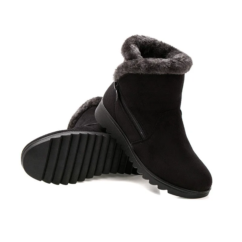Woman Shoes Woman Winter Snow Boots Warm Ankle Boots Platform Rubber Female Boots Winter Snow Footwear Lady Low Heel Shoes 35-41