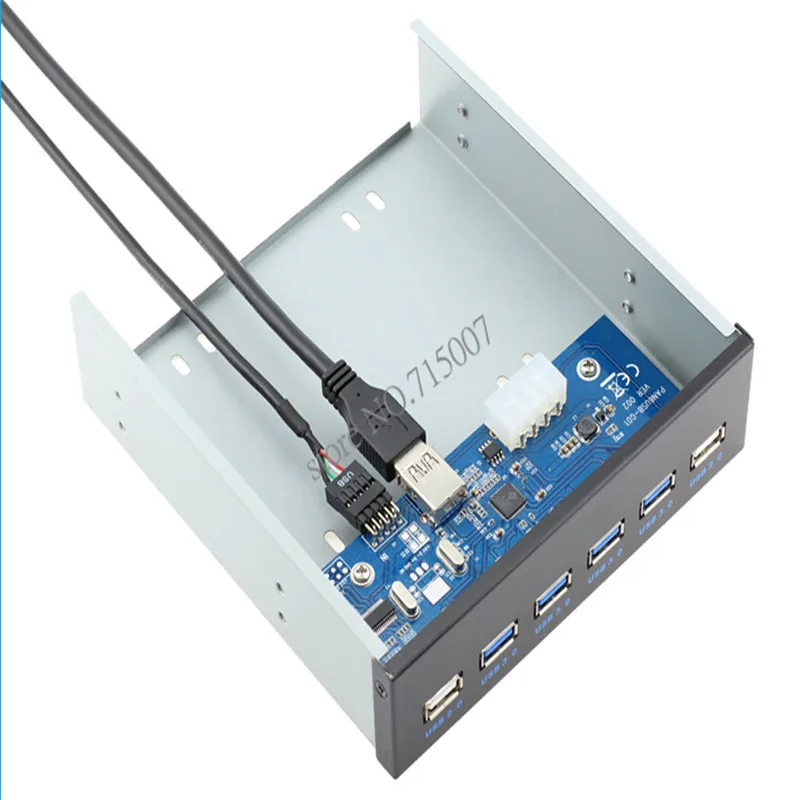 20 контактная материнская плата к USB 3 0 + 2 6 портовый внутренний Кронштейн передней