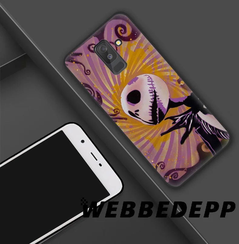 Мягкий силиконовый чехол WEBBEDEPP Jack Skellington для Samsung Galaxy A9 A8 A7 A6 Plus 2018 A5 A3 2017 2016 Note 9 8 |