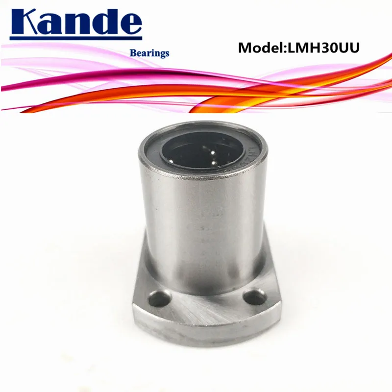 Kande Bearings LMH30UU LMH30 1pc/lot UU Oval Flange Linear Ball Bearing dr:30mm | Обустройство дома