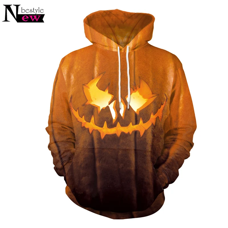 Модная толстовка с капюшоном для Хэллоуина свитшоты страшные женские и мужские
