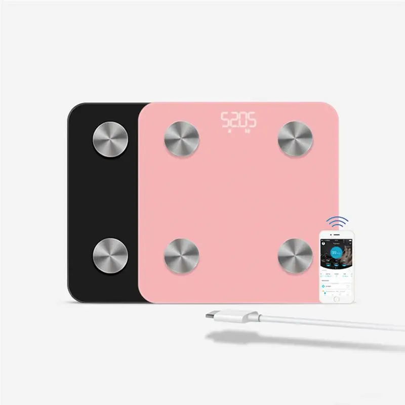 Умное тело жировых отложений Bluetooth умные весы подключен масштаба