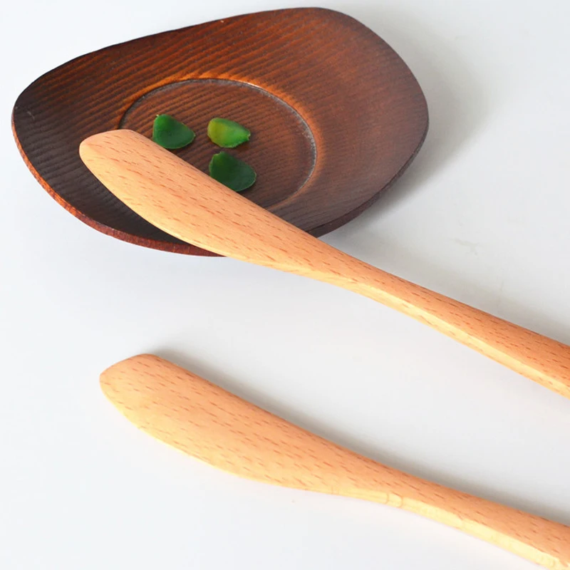 Деревянный Нож для сыра 100 шт./лот оптовая продажа нож распыления масла