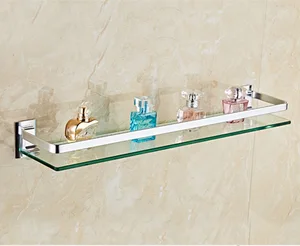 28384858 см квадратная стеклянная полка для ванной 8 мм толщина