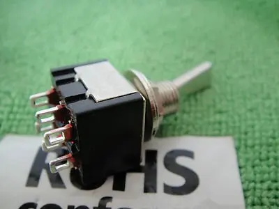 Тумблер DPDT ВКЛ/ВЫКЛ с плоским валом для автомобиля лодки 5A 125AC/2A 250V AC|dpdt toggle switch|dpdt