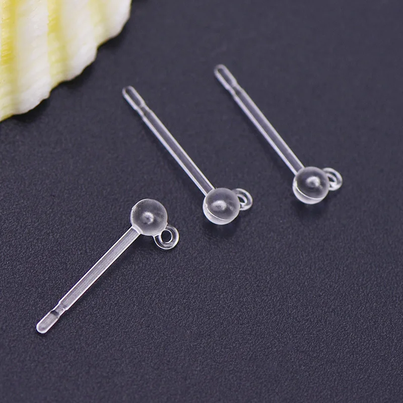 20 шт. полимерные серьги пластиковые гвоздики базовые иглы сделай сам аксессуары