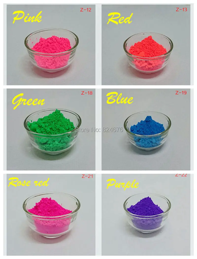 Неоново оранжевый Флуоресцентный пигмент фосфорный порошок 100 г/лот украшение