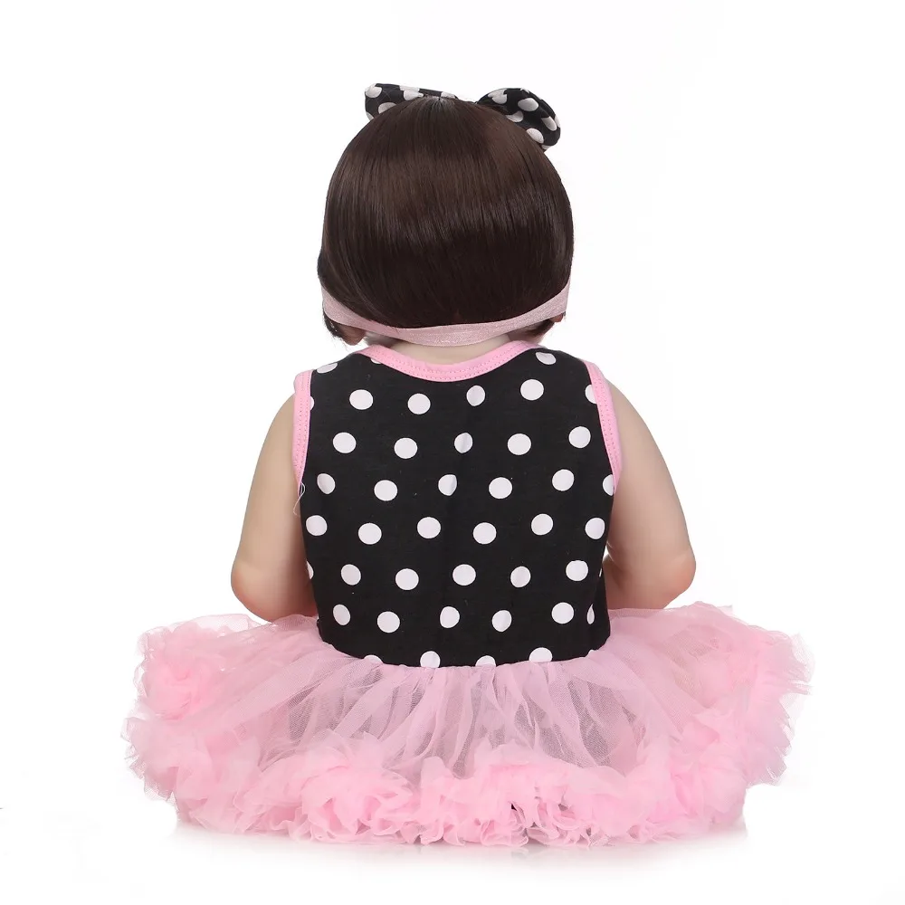 NPKCOLLECTION 19 &quotполностью силиконовая кукла для новорожденных девочек игрушки