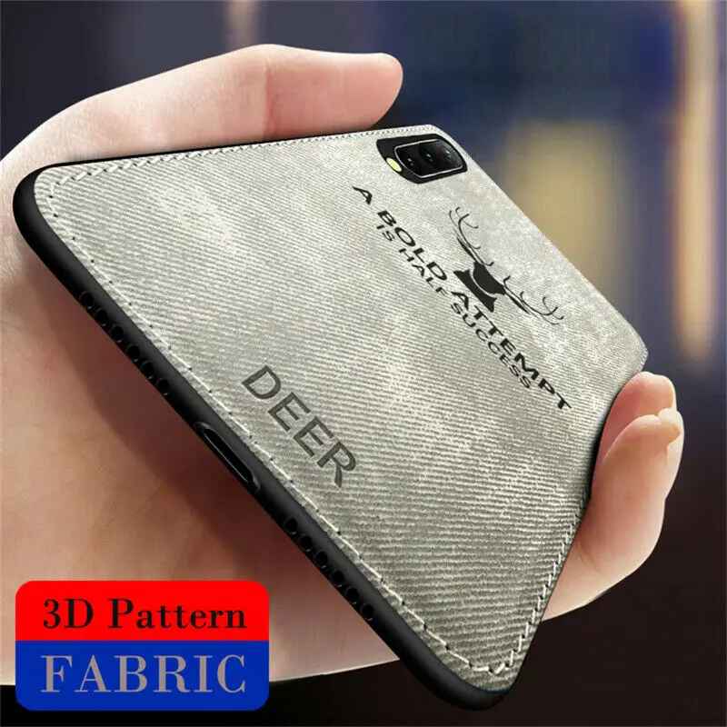 Тканевый матовый чехол с оленем для huawei P30 Pro P20 P10 Lite P Smart P10 Plus Honor View 20 V20 8C Fundas Coque