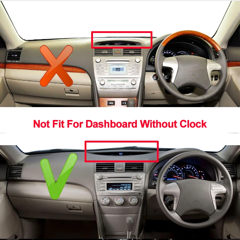 Автомобильный внутренний коврик для приборной панели Toyota Camry Altis Hybrid XV40 2007 2008 2009