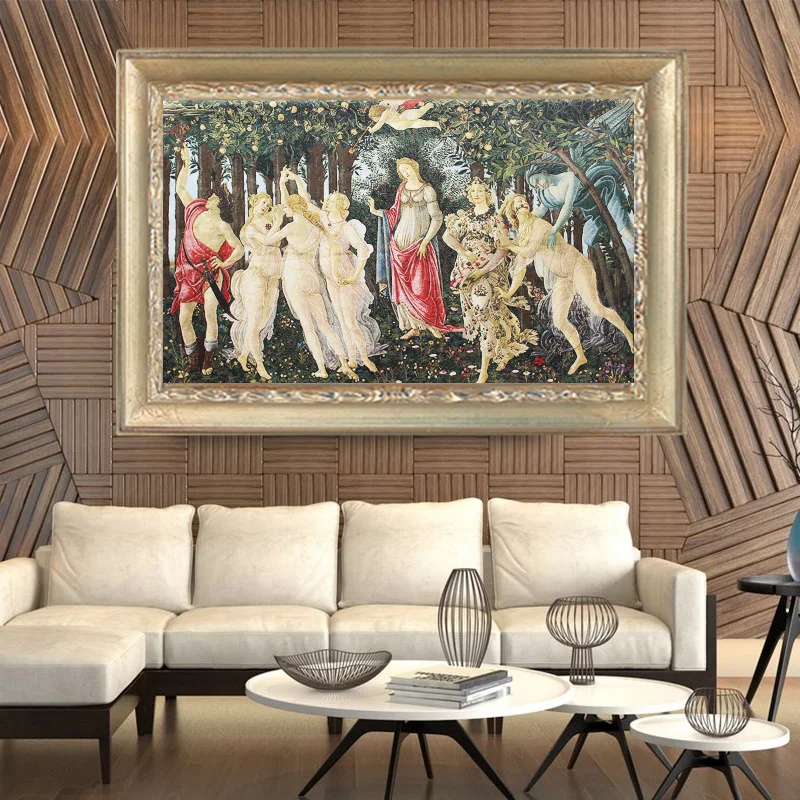 Европейский стиль весна искусство углы и богиня гобелен настенный Декор для