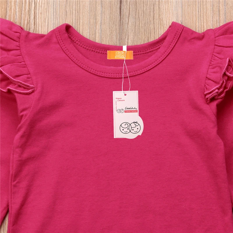 Комплект одежды для новорожденных девочек хлопковое боди с длинным рукавом