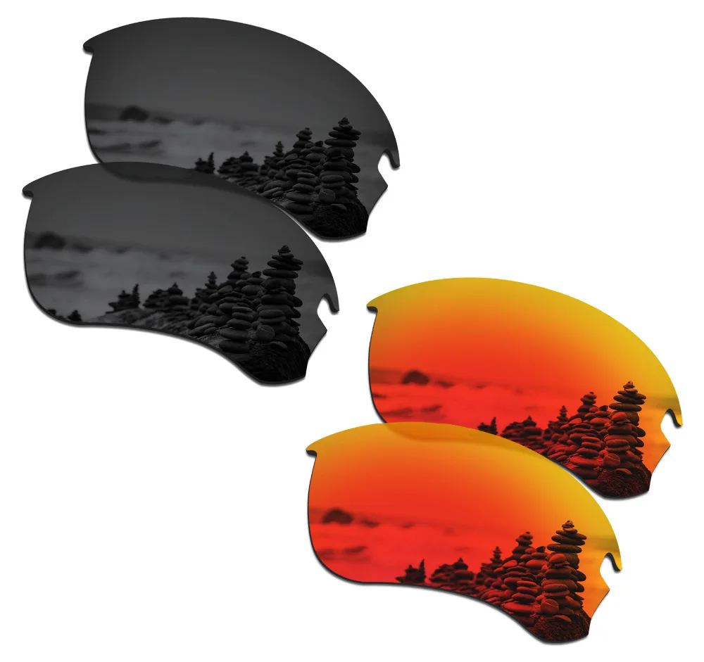 SmartVLT 2 пары поляризованных солнцезащитных очков Сменные линзы для Oakley Si Ballistic Det