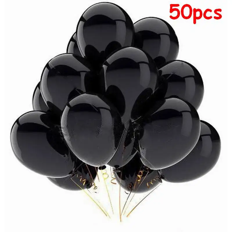 pearl black 59 шт./компл. хром металлический золотистый воздушный шарик в арочный комплект латексных воздушных шаров с Свадебная вечеринка гирлянда шар Baby Shower поставки фон Настенный декор - Цвет: pearl black