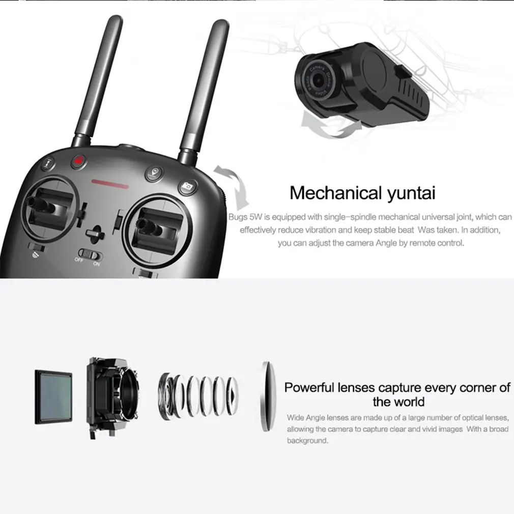 MJX Bugs 5 Вт gps RC Квадрокоптер WiFi fpv 1080 P HD камера авто возврат следование за мной