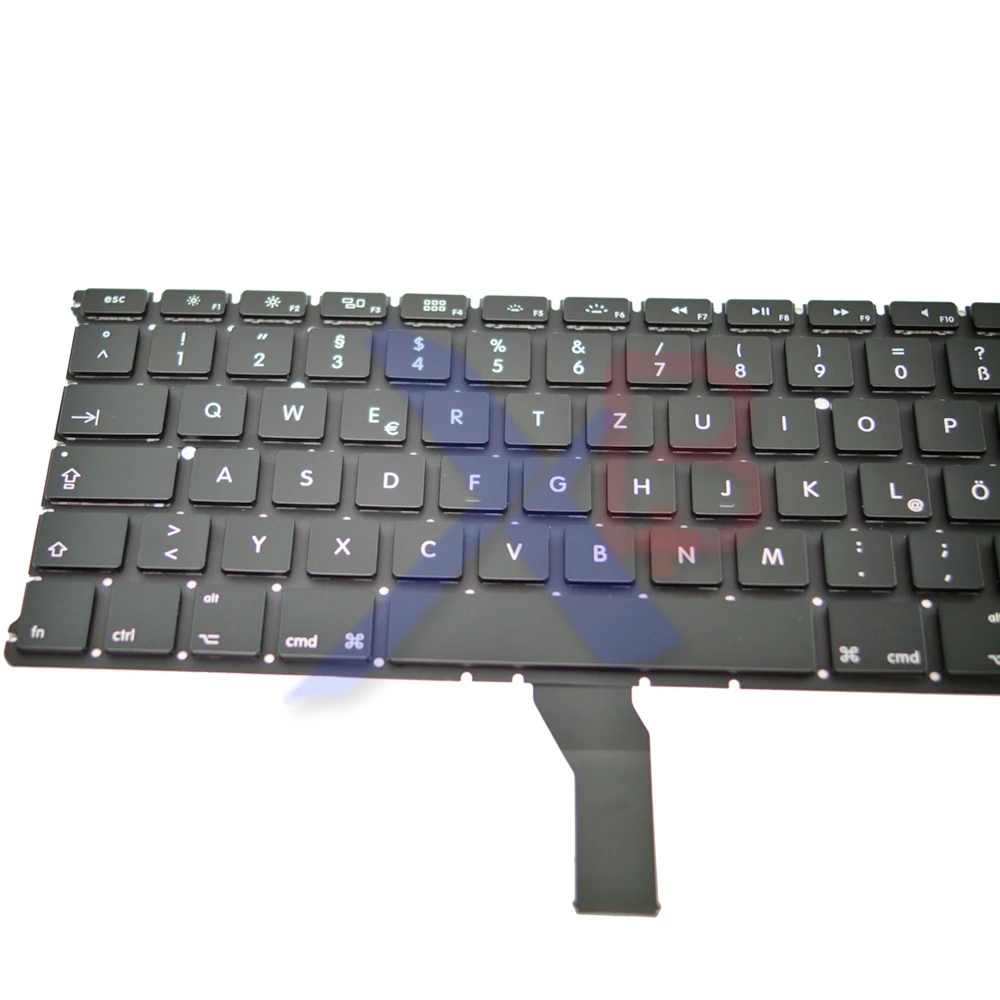 Немецкая клавиатура Deutsch QWERTZ tastaur/подсветка + винты для MacBook Air 13 3 &quotA1369 A1466 2010-2017