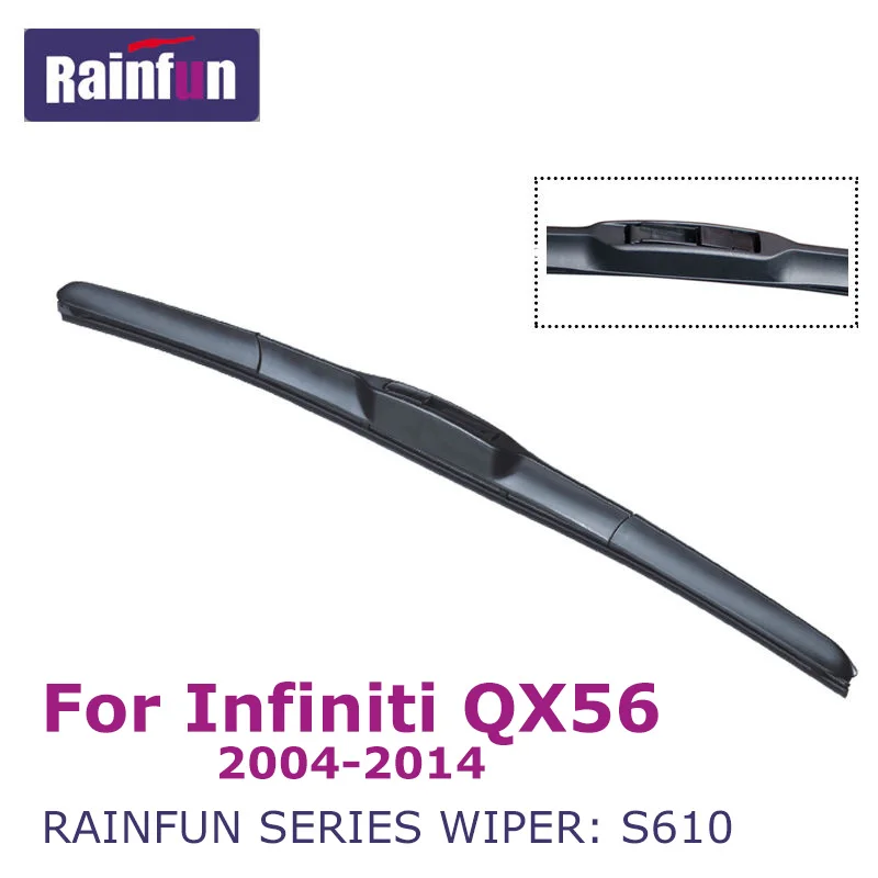 RAINFUN специальное лезвие стеклоочистителя для Infiniti QX56 года 2004 до 2014 S610 Дворники