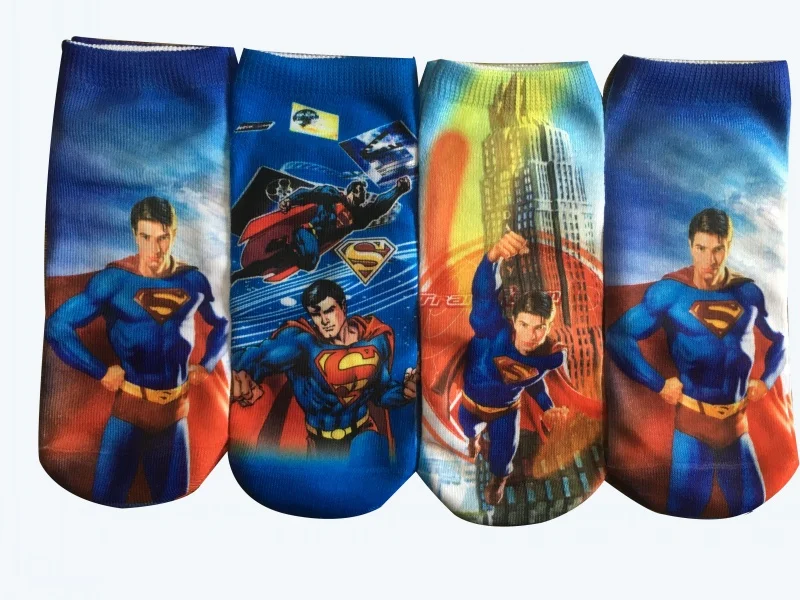 randomly4 pairs CR 4 пары детских носков весенне-летние хлопковые носки для мальчиков и девочек милые Мультяшные детские носки с 3D принтом От 1 до 10 лет - Цвет: randomly4 pairs CR