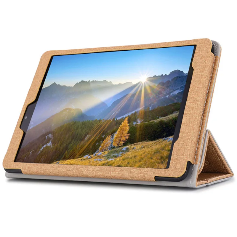 Champagne Gold Практичный из искусственной кожи чехол для chuwi Hi9 pro - Цвет: Champagne Gold