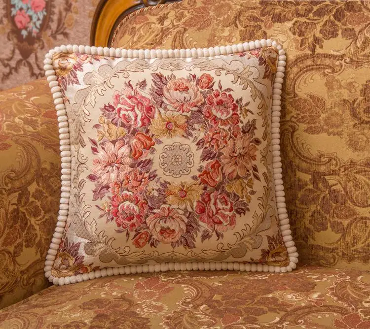 2 шт./лот высокое качество роскошные жаккардовые домашние декоративные подушки