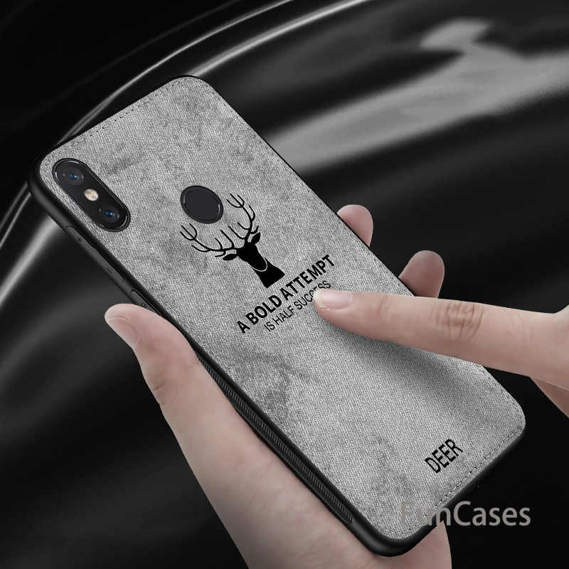 Для Xiao mi Red Note 6 5 Pro Чехол красный 5Plus 6A олень ткань силиконовый чехол для Xiaomi A1 A2 5x 6x