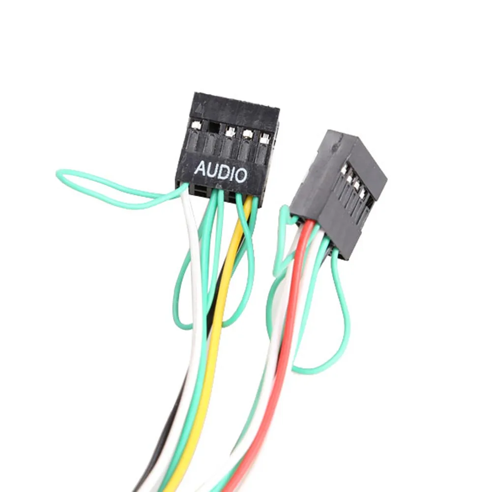 100% Совершенно новая панель с 2 USB 0 портами s PC чехол для компьютера Передняя аудио