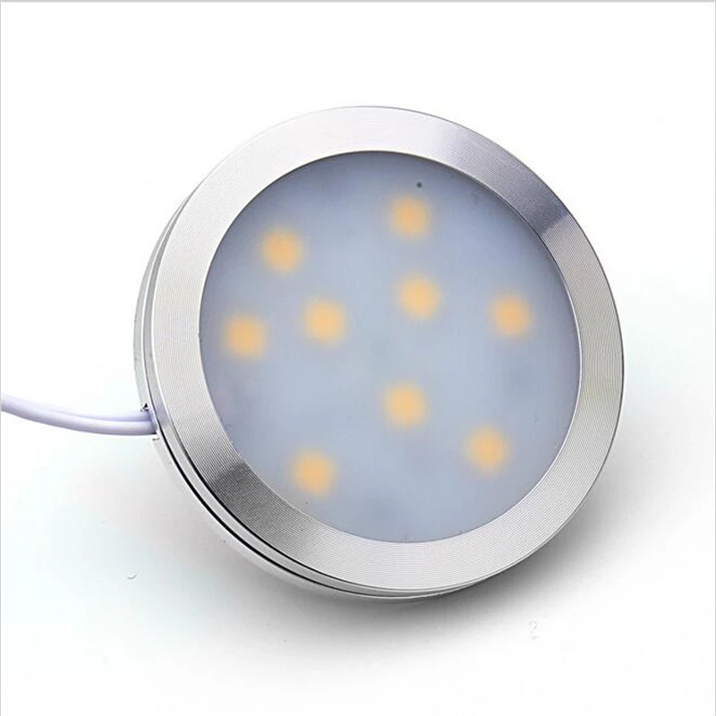 8 RGB изменение цвета LED под шкафом шайба лампы Комплект RF дистанционного