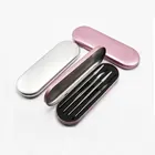 Чехол-органайзер для наращивания ресниц, профессиональный серебристыйрозовый, для хранения пинцетов, подводки для глаз, карандашей, инструментов для макияжа