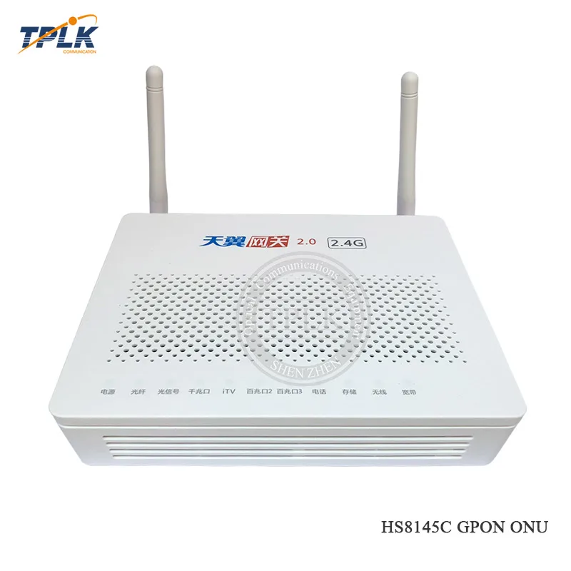 Б/у HS8145C GPON EPON ONU ONT с 1GE + 3FE 1TEL wifi 2 4G Carrier|Оптоволоконное оборудование| |