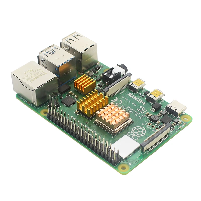 Raspberry Pi 4 теплоотвод 3 шт. 4B Cooper Алюминий теплоотводящий кулер охлаждения