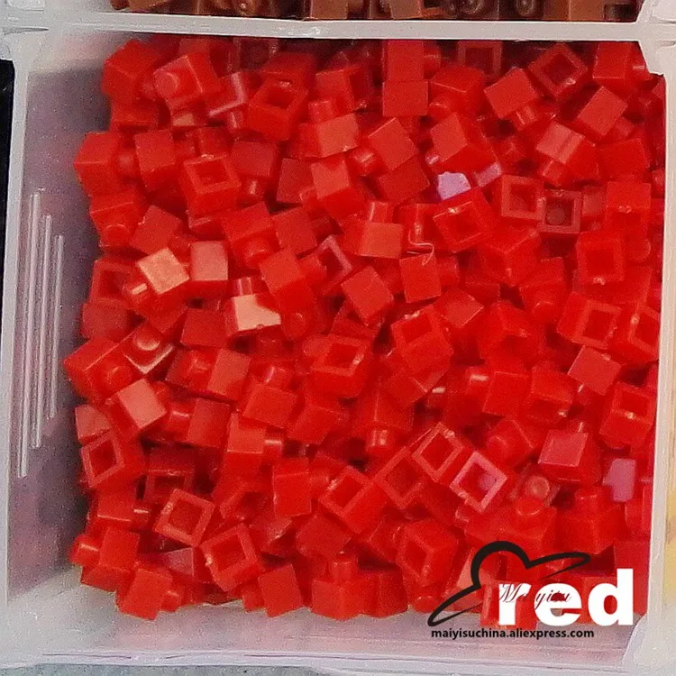 200 bricks Мин. Заказ$5 Мозаика DIY Съемная инкрустация кирпича игрушечные строительные блоки пластины и поля для шляпы хип-хоп бейсболка - Цвет: 200 bricks