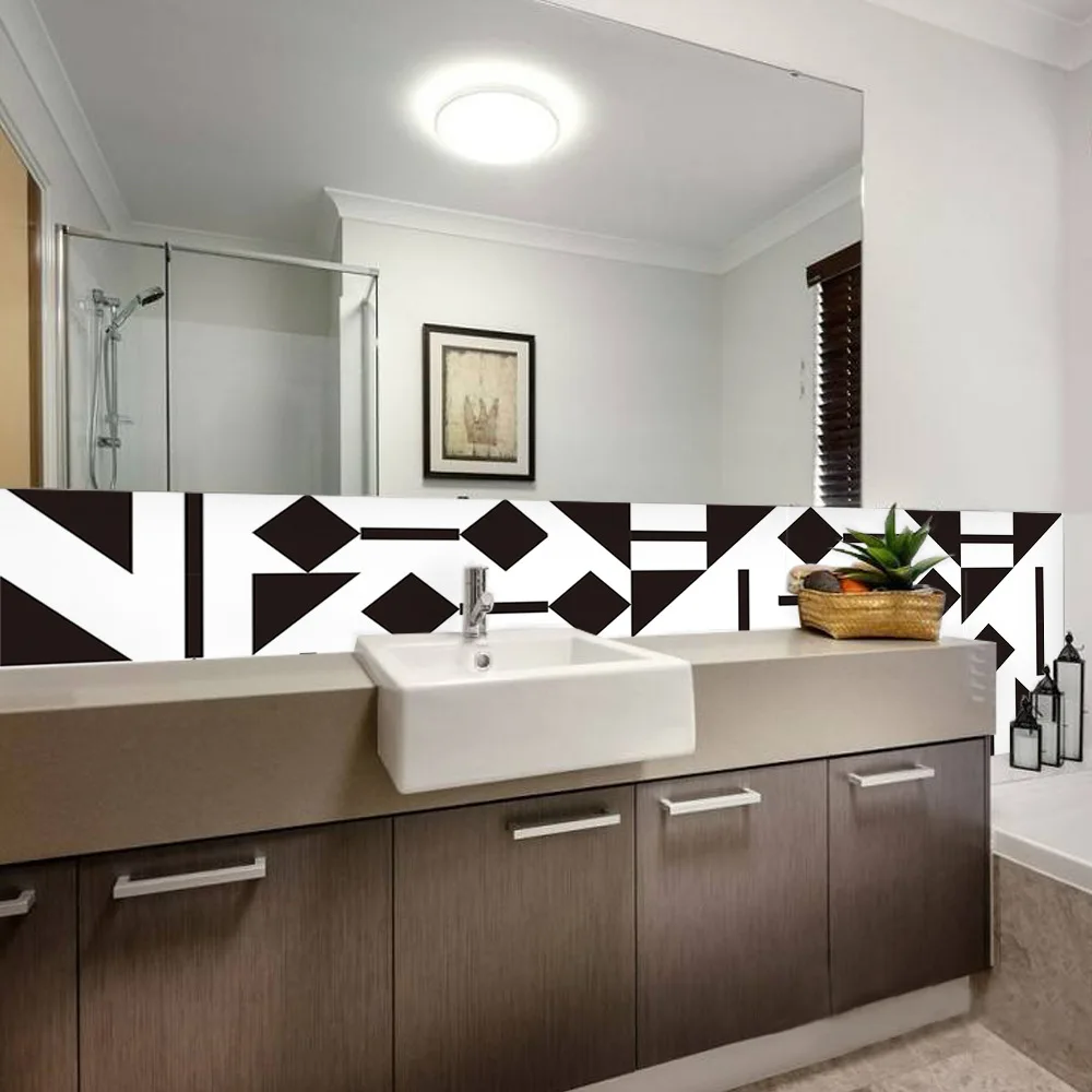 Fun Vision самоклеющаяся кухня ванная пластик плитка стикер водонепроницаемый