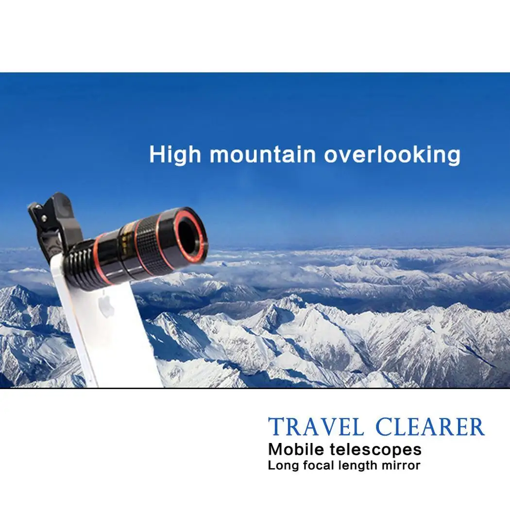 Клип-на мобильный телефон объектив зум окно забавная фотография HD камера для 8x