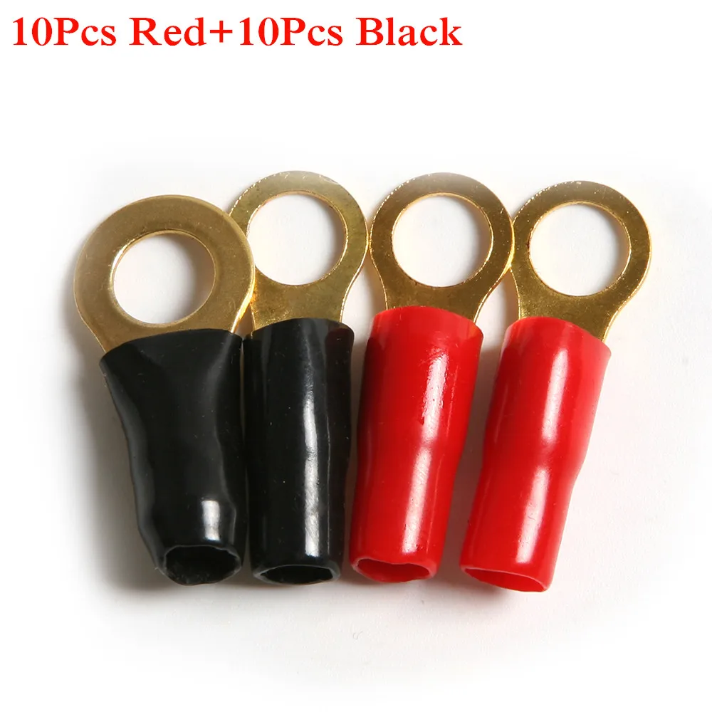 20 шт. RV6 8 3 5 см резиновый ПВХ кольцевой клеммный кабель провод разъем