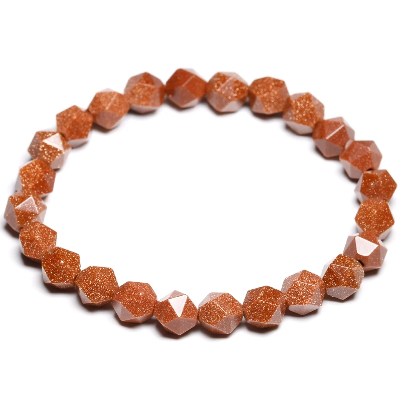 Wholesale Natural Stone Mix Colors 8mm Pink Crystal Labradorite Obsidian Section Onyx Energy Elastic Bracelet Women Men | Украшения и