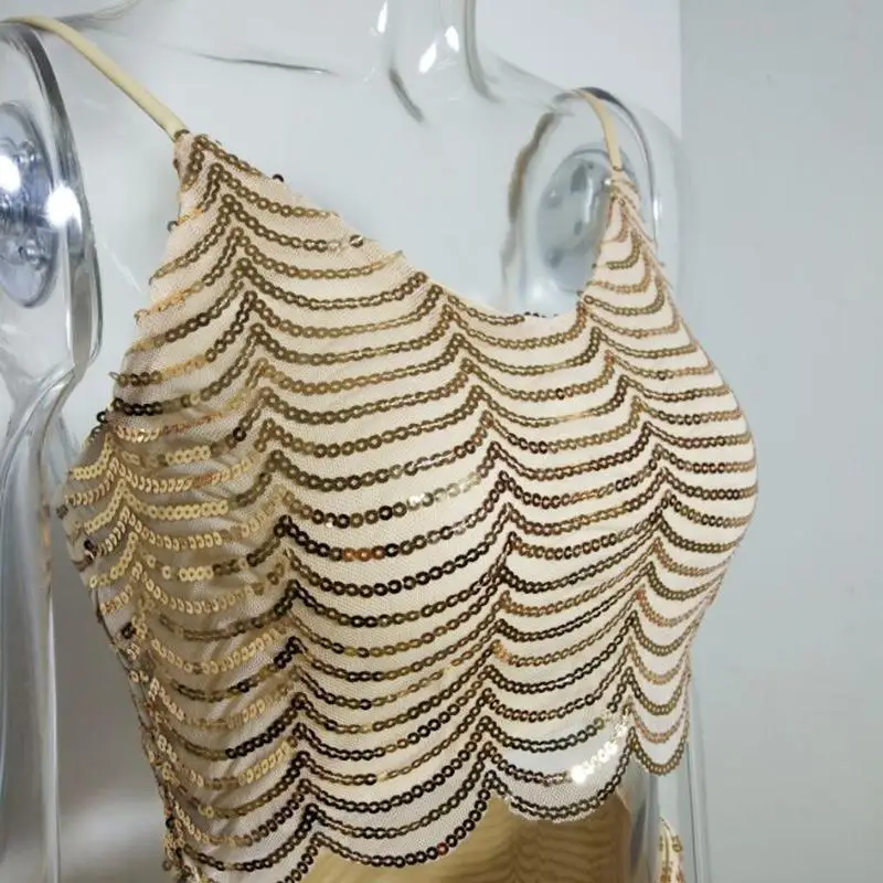 Платье NFIVE с золотыми блестками на бретельках 2 шт.|sexy dress|brand dressdress brand |