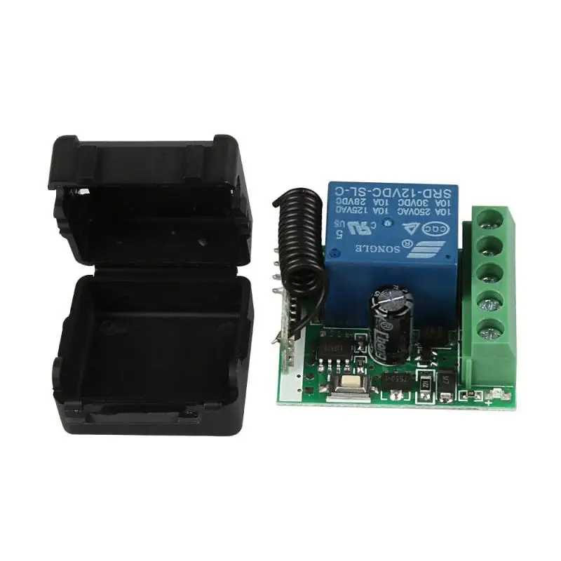 433 мГц Универсальный Беспроводной удаленного Управление переключатель DC 12 В 1CH