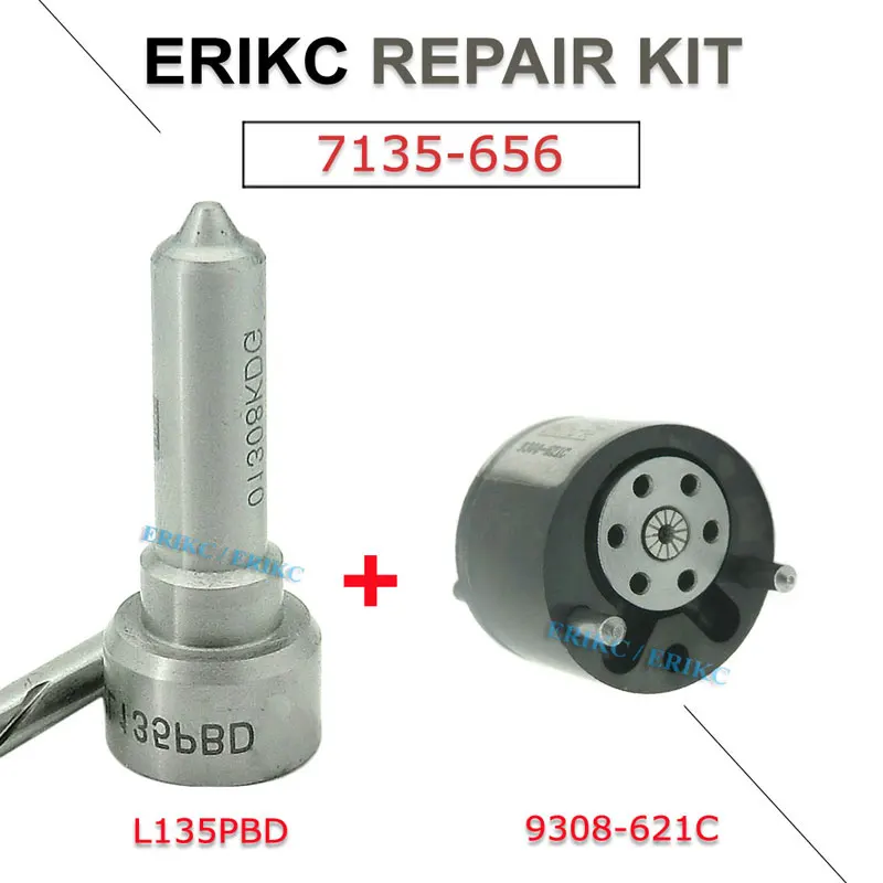 ERIKC 7135 656 дизельный инжектор EJBR00504Z комплект для ремонта включая насадку L135PBD