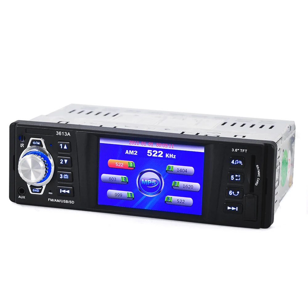 Car Audio Stereo MP4/MP5 Player AUX-IN music FM/USB/SD 1 Din/remote control Radio Auto |