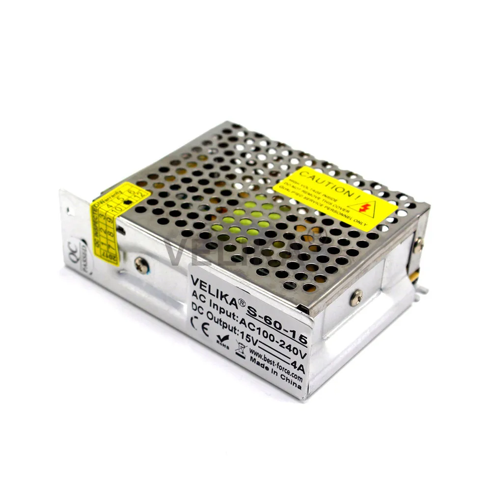 Новое поступление DC15V 4A 60 Вт импульсный переключатель источник питания