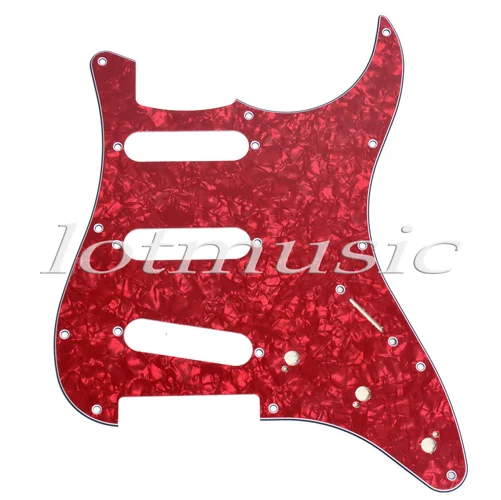 5 шт. запасные части для гитары ST Strat|pickguard sss|pearl pickguardred pearl pickguard |